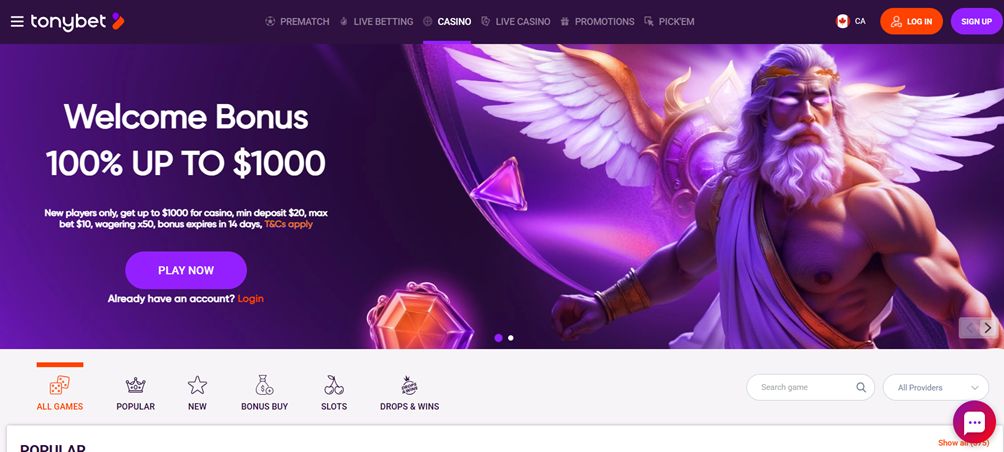 tony bet casino